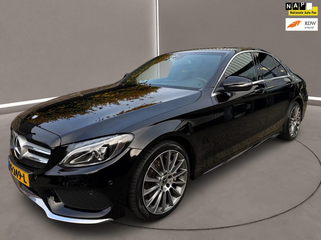 Mercedes-Benz C-klasse 160 AMG Sport Edition 129 Pk Airco Na, Lichtsensor, Achterwielaandrijving, Gebruikt, 4 cilinders