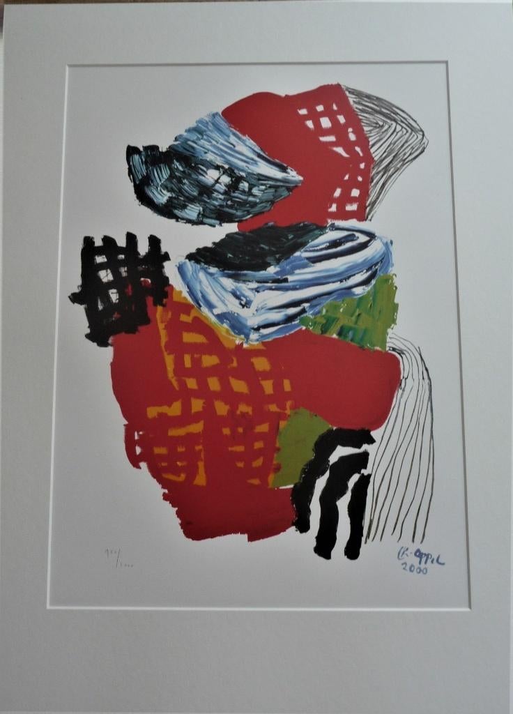 Karel Appel Litho Thought’s Boomerang 2000 nr. 950/1000, Ophalen