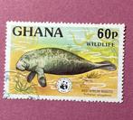Ghana gestempeld 137 => WWF / WNF -  Afrikaanse Lamantijn, Verzenden, Gestempeld, Dier of Natuur