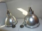 2 Industriële hanglampen., Ophalen, Gebruikt, Metaal, Minder dan 50 cm