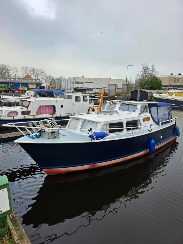 Ten Broeke 750 kruiser. Ligplaats Lauwersoog., Ophalen, Gebruikt, Staal, Binnenboordmotor