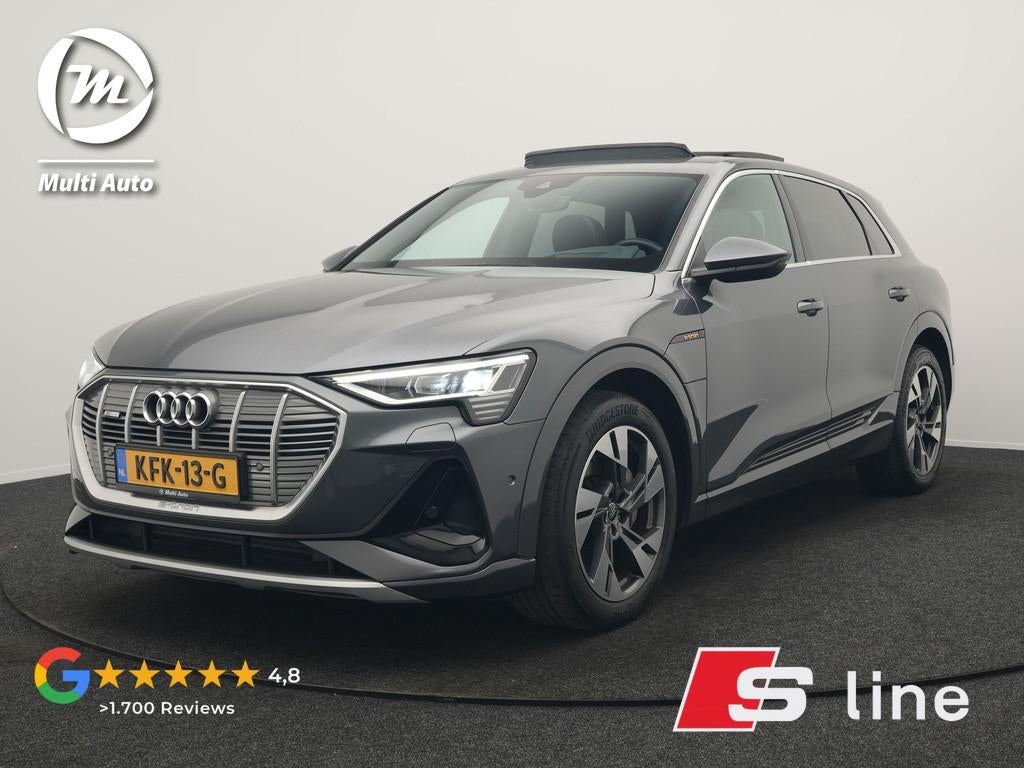 Audi e-tron 50 Quattro 2x S Line 313pk Dealer O.H INCL BTW |, Automaat, Zwart, Adaptive Cruise Control, 2325 kg