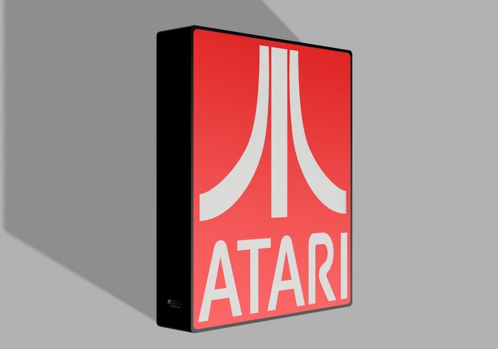 Atari lamp, Atari lightbox, Ophalen of Verzenden, Nieuw, Minder dan 50 cm
