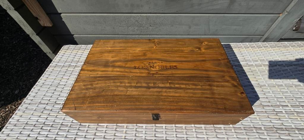 Prachtige wijnkist voor 6 flessen, Ophalen of Verzenden