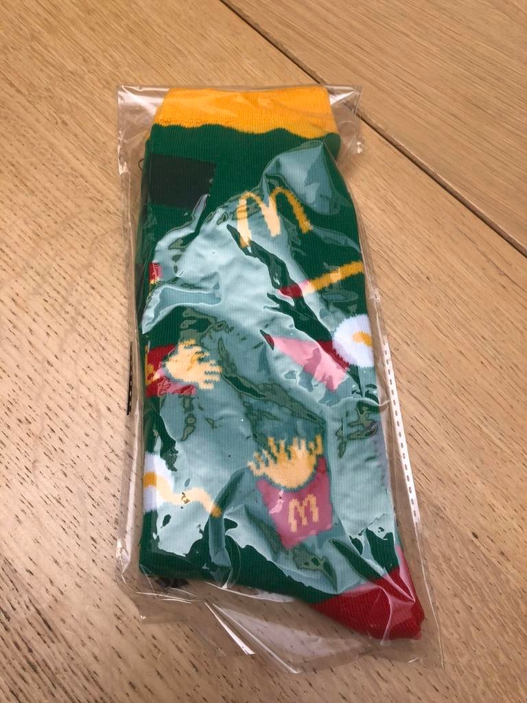 Nieuwe MC Donalds sokken uniek maat 43/46, Ophalen, Nieuw, Maat 43 t/m 46, Overige kleuren