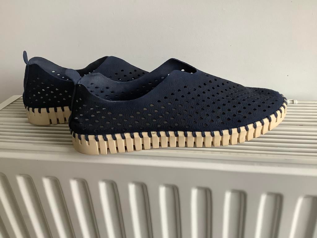 Ilse Jacobsen instappers maat 41, Kleding | Dames, Blauw, Instappers, Ophalen of Verzenden, Zo goed als nieuw