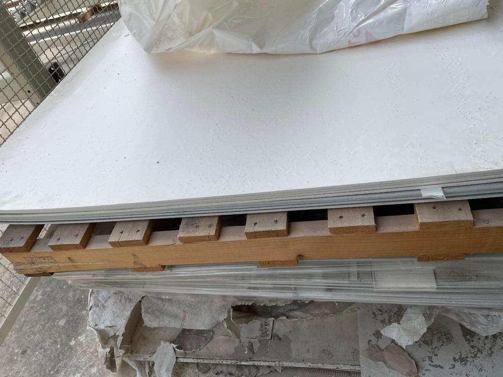 Partij 32m2 platen ongebruikt voor schuur wand kippenhok hok, Ophalen, Gebruikt, Kunststof, Overige typen