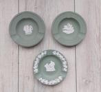 3x wedgwood jasper ware groen, Antiek en Kunst, Antiek | Keramiek en Aardewerk, Ophalen