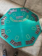 Opvouwbare Poker Tafel met Fiches Opbergplaats, Hobby en Vrije tijd, Gezelschapsspellen | Overige, Vijf spelers of meer, Ophalen of Verzenden