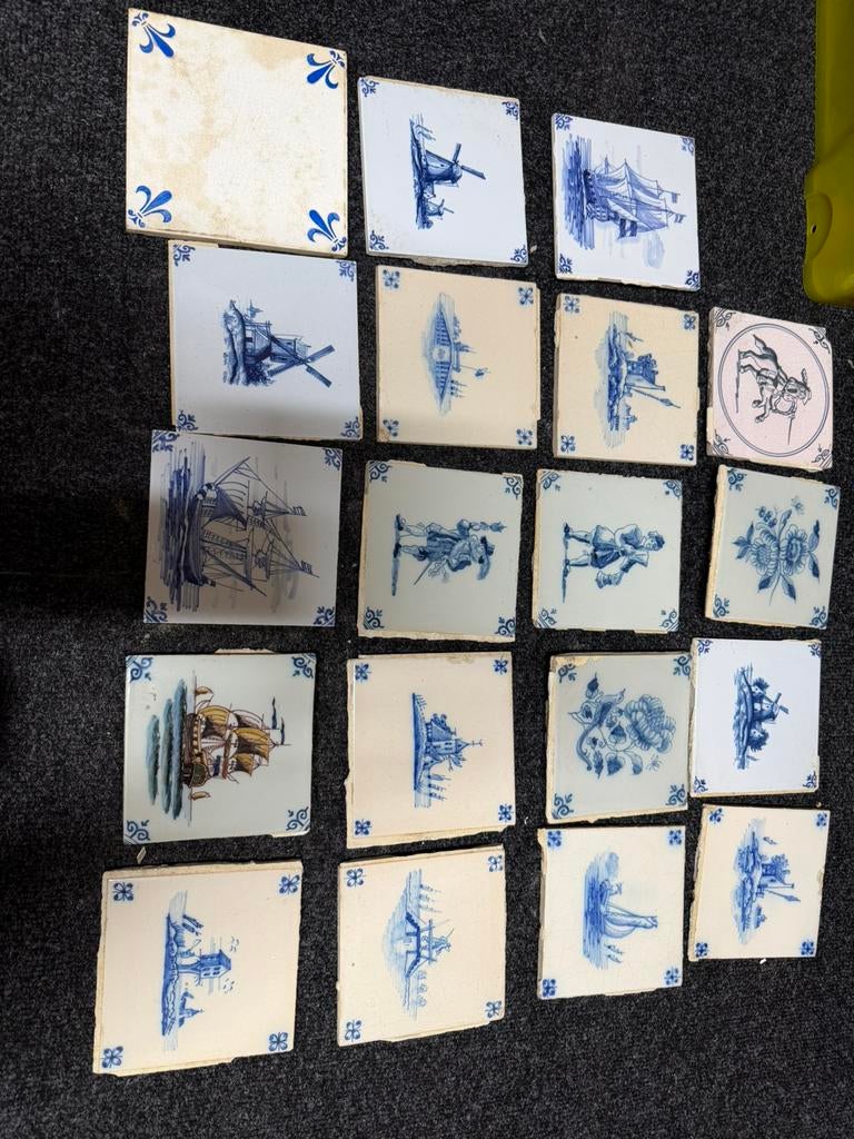 Delfs Antieke wandtegels, Antiek en Kunst, Ophalen