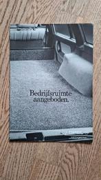 Opel bedrijfswagens (Corsa, Kadett, Omega) folder 1988, Ophalen of Verzenden, Gelezen, Opel