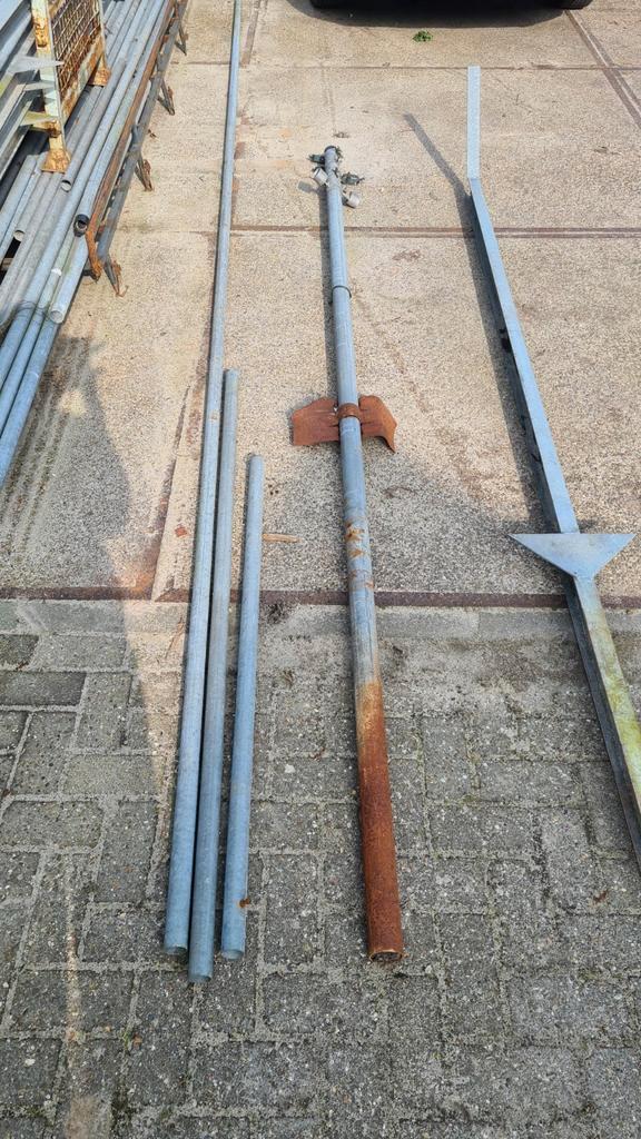 Gebruikt hekwerk - diverse onderdelen, Tuin en Terras, Tuinhekken en Hekwerk, Gebruikt, Overige typen, IJzer, Ophalen of Verzenden