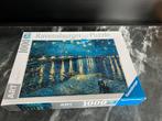 Ravensburger Art puzzel 1000 stukjes Van Gogh Starry Night, Ophalen of Verzenden, 500 t/m 1500 stukjes, Zo goed als nieuw