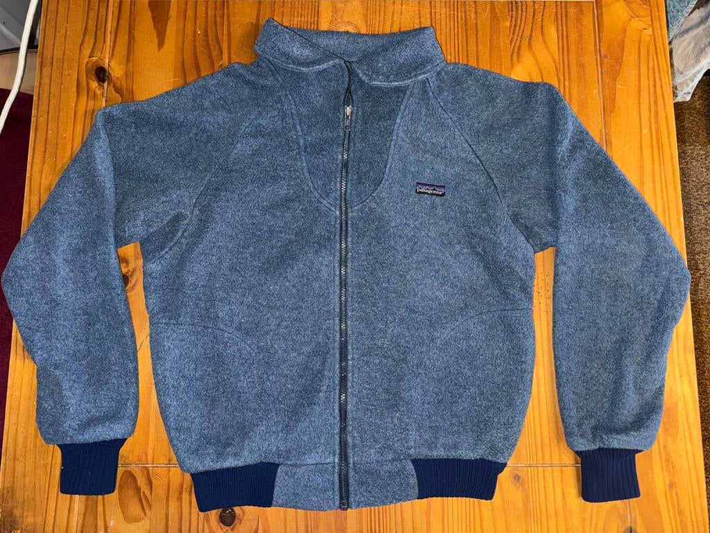 Vintage 90s Patagonia bomber fleece, Ophalen of Verzenden, Zo goed als nieuw, Maat 36 (S), Blauw