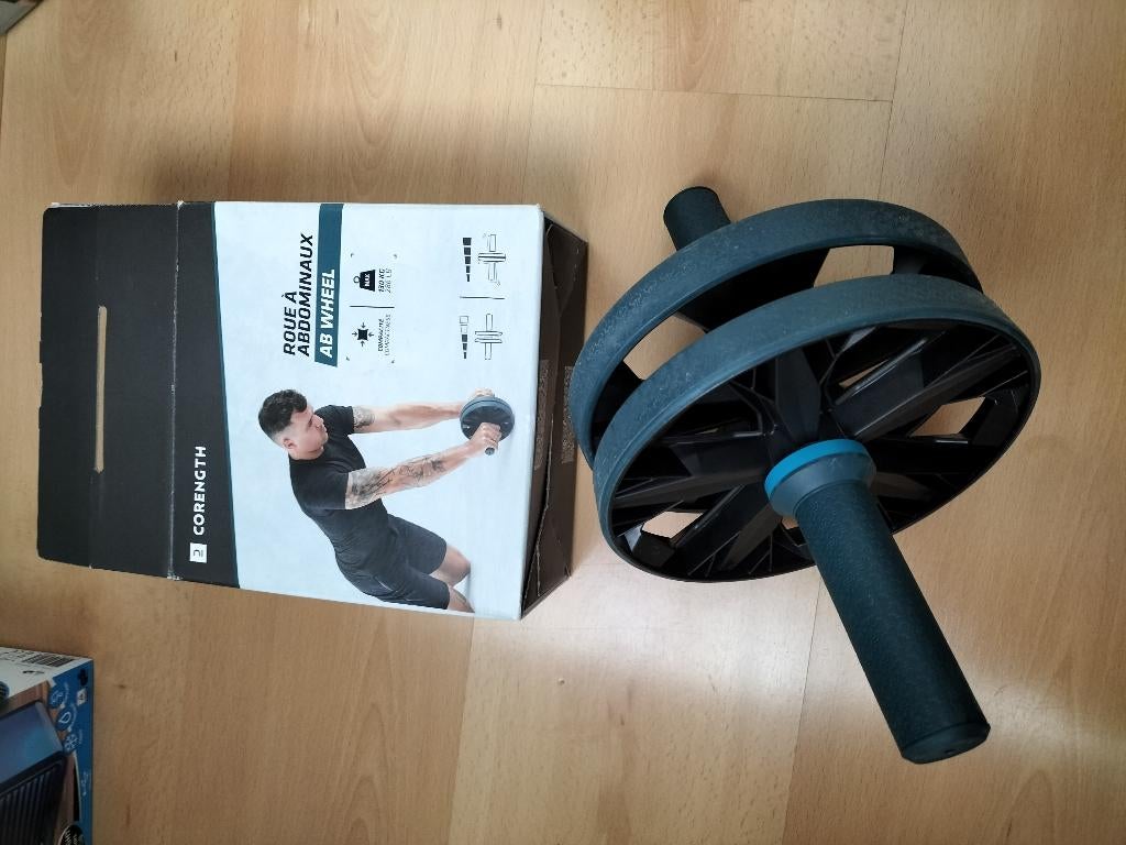Buikspier roller, Sport en Fitness, Ophalen, Zo goed als nieuw, Buik, Buikspierwiel