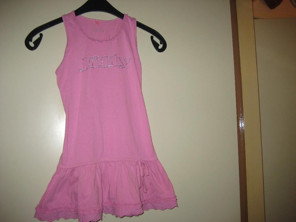 Roze jurk, 122, Jilly, Kinderen en Baby's, Kinderkleding | Maat 122, Ophalen of Verzenden, Zo goed als nieuw, Meisje, Jurk of Rok