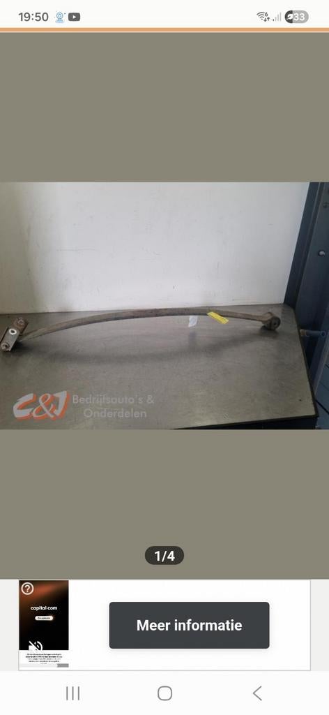 Bladveer fiat dukato, Ophalen of Verzenden, Gebruikt, Fiat