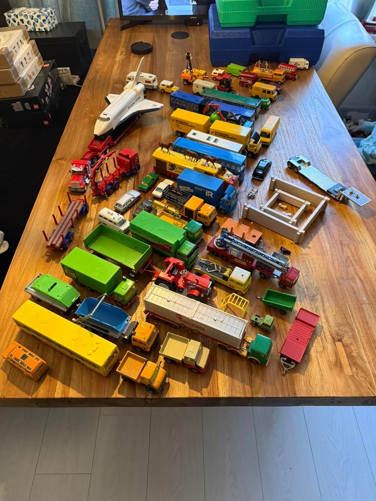 Grote SIKU collectie – vintage voertuigen (+- 40stuks), Ophalen of Verzenden, Gebruikt, Bus of Vrachtwagen