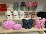 Diverse handgemaakte kaarsen - Unieke designs, Ophalen of Verzenden