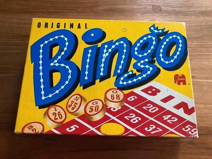 Bingo - merk jumbo ( oude versie ), Hobby en Vrije tijd, Gezelschapsspellen | Bordspellen, Gebruikt, Ophalen of Verzenden