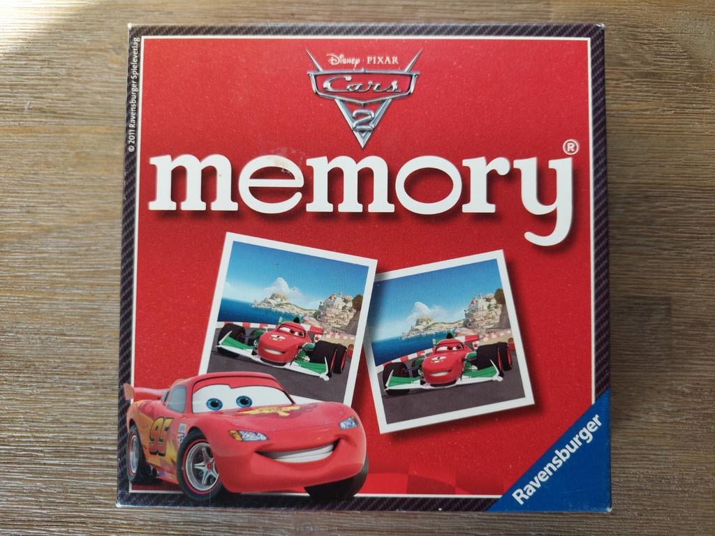 Disney Cars Bliksem McQueen memory gezelschaps spel, Ophalen of Verzenden
