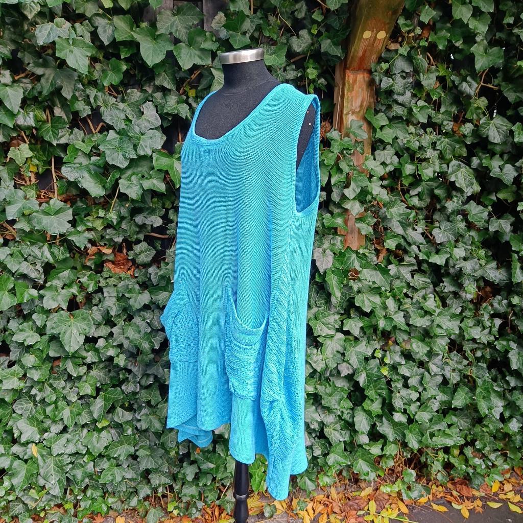 nw A-lijn Tuniek Labina Sosan 5XL, Kleding | Dames, Grote Maten, Labina Sosan, Blauw, Blouse of Tuniek, Nieuw