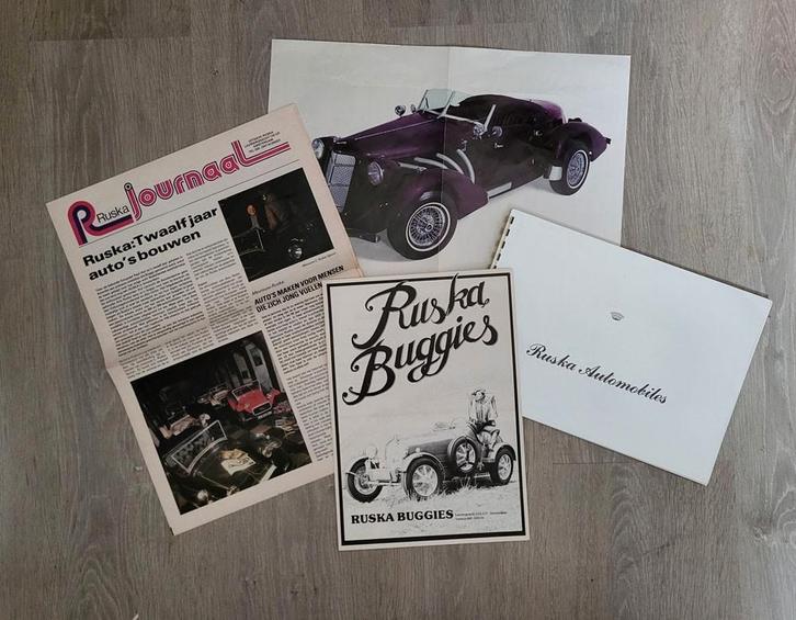 Folder : Ruska folders Volkswagen Buggy, Boeken, Auto's | Folders en Tijdschriften, Gelezen, Volkswagen, Ophalen of Verzenden