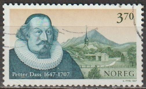 1948. Noorwegen 1268 gest. Petter Dass, Ophalen of Verzenden, Noorwegen, Gestempeld