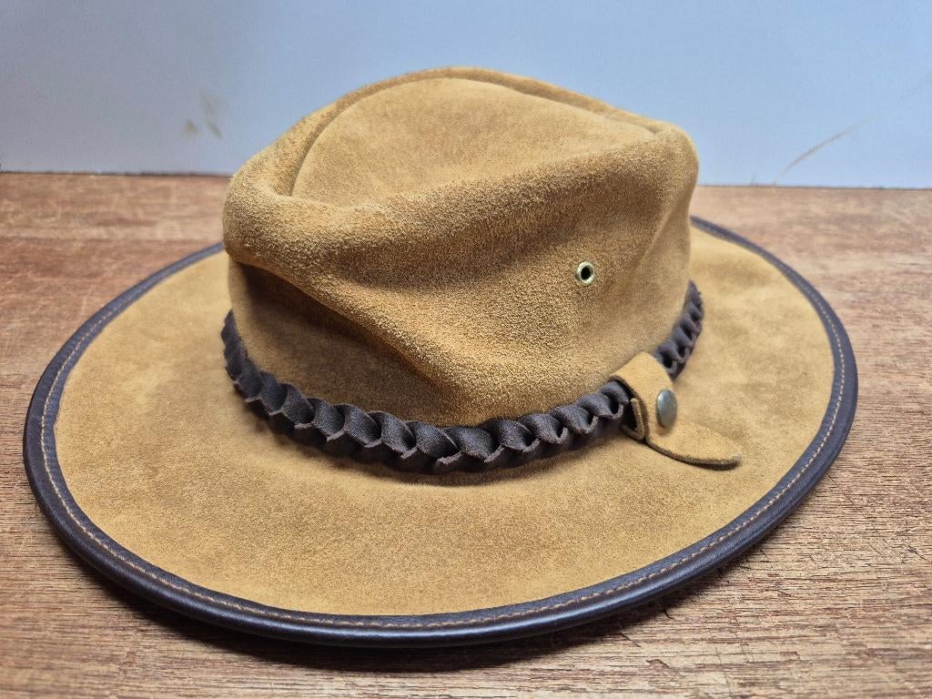 leren outdoor hoed, Yukon, maat 57, bruin, Hoed, Ophalen of Verzenden, Yukon, 57 cm (M, 7⅛ inch) of minder