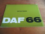 Instructieboek DAF 66, DAF 66 Stationcar 1973, Ophalen of Verzenden