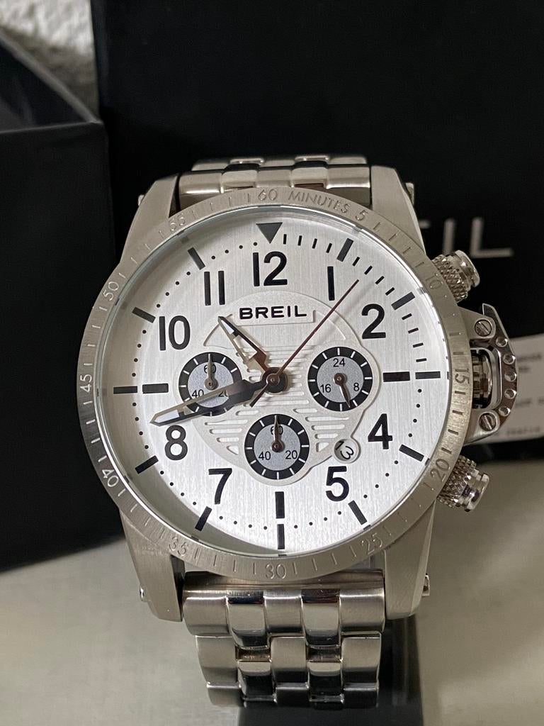 Breil Flying Chronograph TW1502 herenhorloge, Nieuw, Ophalen of Verzenden, Waterdicht, Grijs