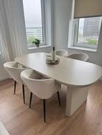 NIEUW - Eetkamertafel beton beige, Huis en Inrichting, Tafels | Eettafels, Ophalen, 100 tot 150 cm, Nieuw, Vijf personen of meer