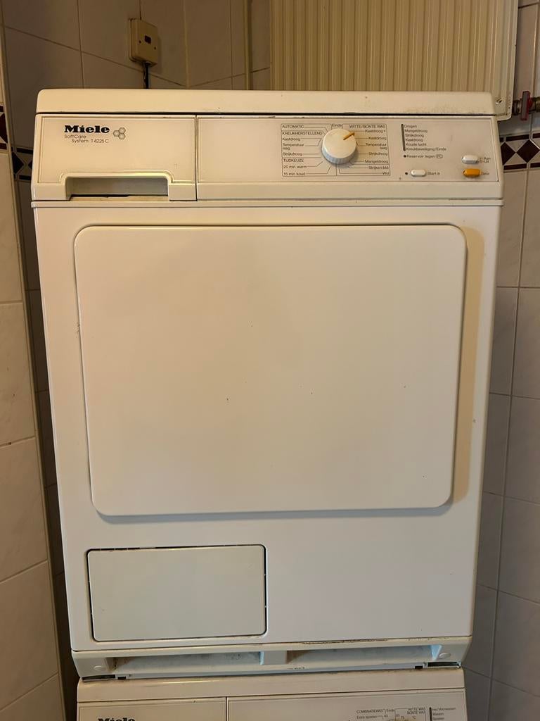 Miele Droger Softtronic System T4225C, Ophalen, Wolprogramma, 6 tot 8 kg, Gebruikt