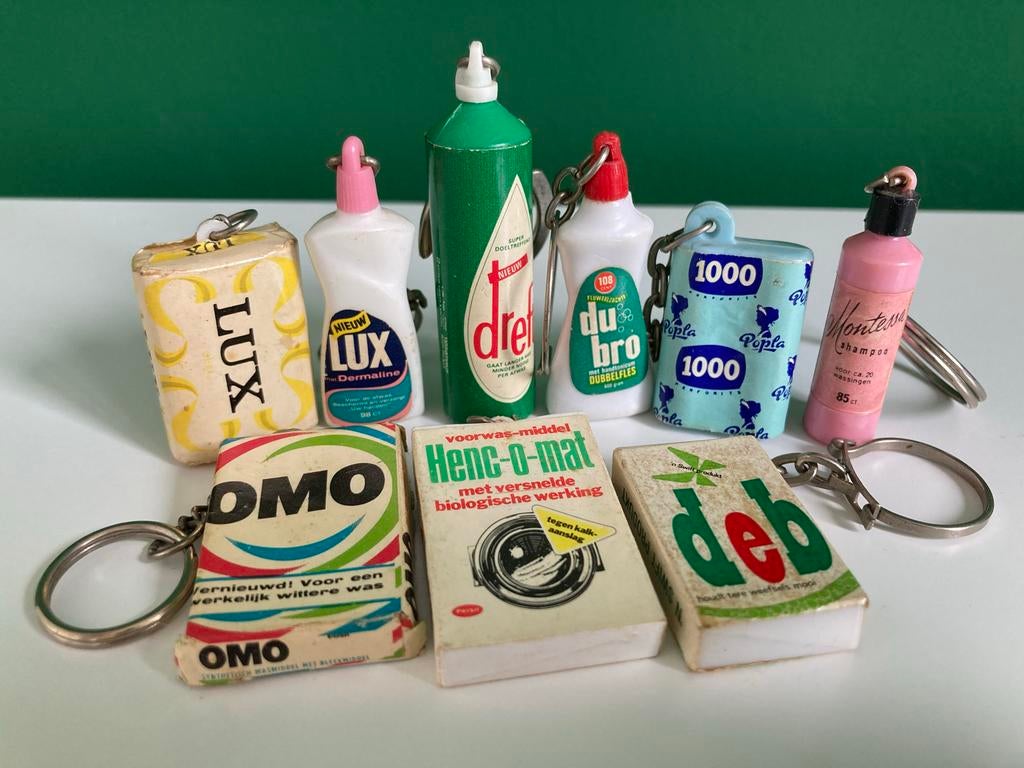 Grote collectie vintage sleutelhangers - Unieke items!, Ophalen of Verzenden, Gebruikt, Knuffel of Figuurtje