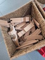 Houten treinbaan met toebehoren, Ophalen, Gebruikt
