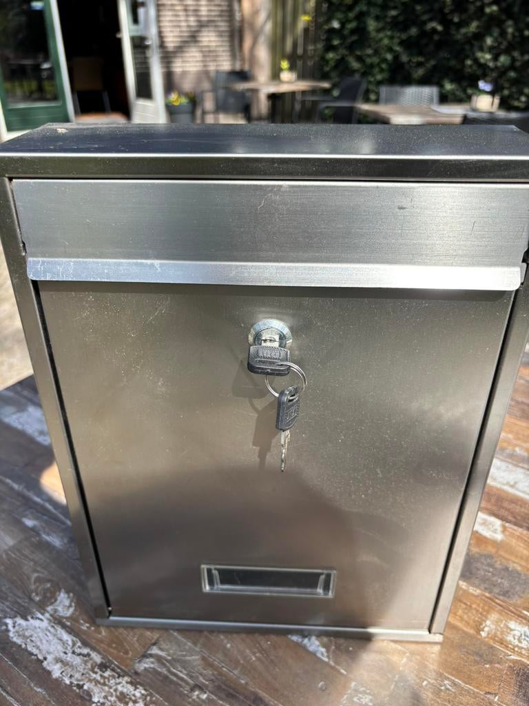 Nette RVS brievenbus, Ophalen of Verzenden, Gebruikt, Rvs