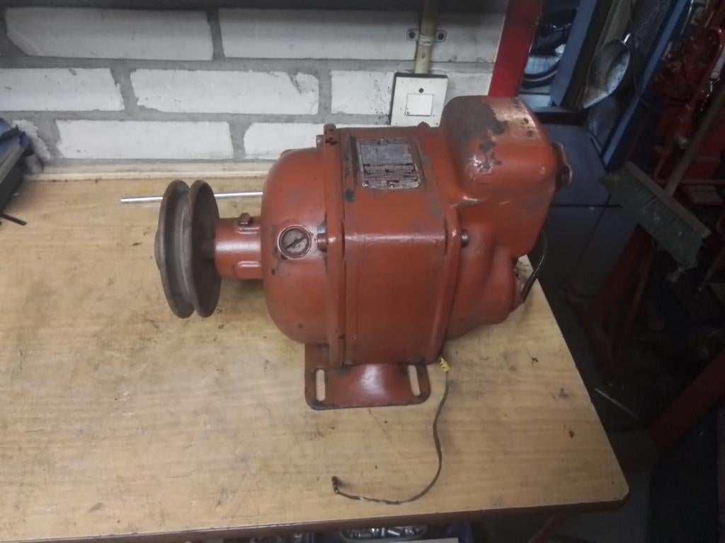 Vonkvrije elektromotor, Ophalen, Gebruikt