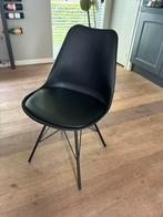 Zwarte Eetkamerstoel - Modern Design, Huis en Inrichting, Stoelen, Ophalen, Kunststof, Zwart, Zo goed als nieuw