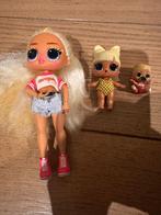 LOL Beach Set met OMG, baby en poppetje, Ophalen of Verzenden, Gebruikt, Babypop