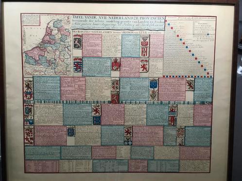 3 Prachtig historische kaarten zie foto’s en omschrijving., Antiek en Kunst, Kunst | Tekeningen en Foto's, Ophalen of Verzenden