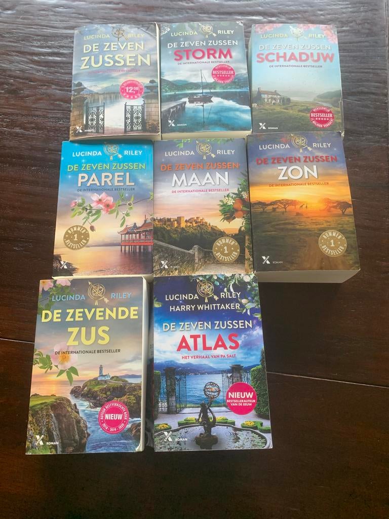 De Zeven Zussen Complete Serie - Lucinda Riley, Boeken, Ophalen, Zo goed als nieuw, Nederland