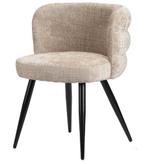 Eetkamerstoel 'Cloud' Cream – Luxe Eetkamerstoelen – Pole to, Huis en Inrichting, Stoelen, Overige kleuren, Verzenden, Japandi, Hotel Chique, Modern