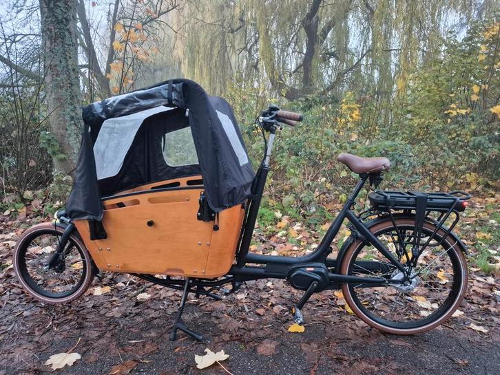 Vogue Carry 2: elektrische bakfiets, Fietsen en Brommers, Fietsen | Bakfietsen, Gebruikt, 4 kinderen of meer, Ophalen