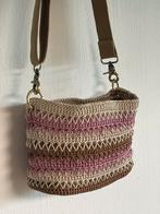 Handgemaakte handtas, gehaakt, Ophalen of Verzenden, Zo goed als nieuw, Beige, Handtas