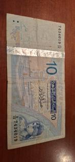 Gebruikt bankbiljet uit Tunesië 10 Dinar van 2005, Postzegels en Munten, Bankbiljetten | Afrika, Ophalen of Verzenden, Overige landen