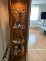 Mooie gave vitrine kast met of zonder inhoud kleur beuken, Ophalen, Minder dan 50 cm, 150 tot 200 cm, 25 tot 50 cm