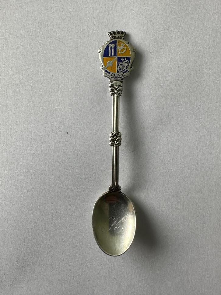 Fraai Juwelier v.d. Water lepeltje. Theelepeltje lepel., Antiek en Kunst, Antiek | Bestek, Ophalen of Verzenden