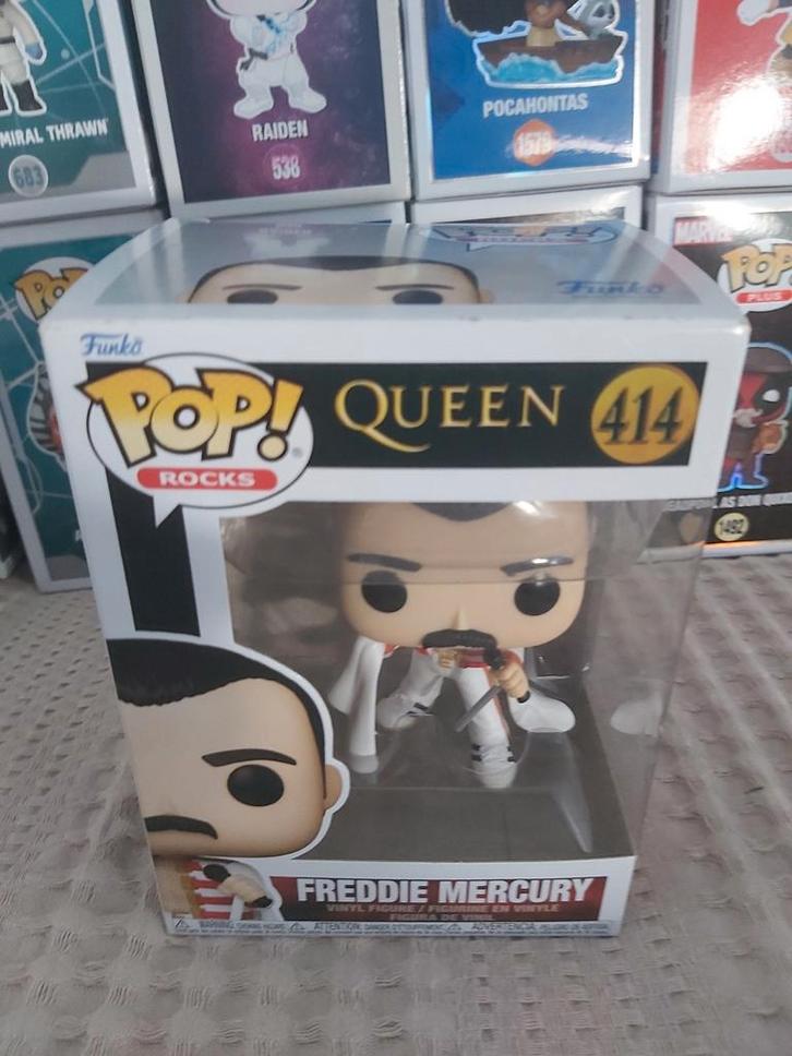 Funko Pop! Rocks: Queen - Freddie Mercury #414, Verzamelen, Poppetjes en Figuurtjes, Zo goed als nieuw, Ophalen of Verzenden