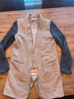 Nikkie Plessen Jas Maat 36 Beige zand antraciet mantel, Beige, Ophalen of Verzenden, Zo goed als nieuw, Nikkie