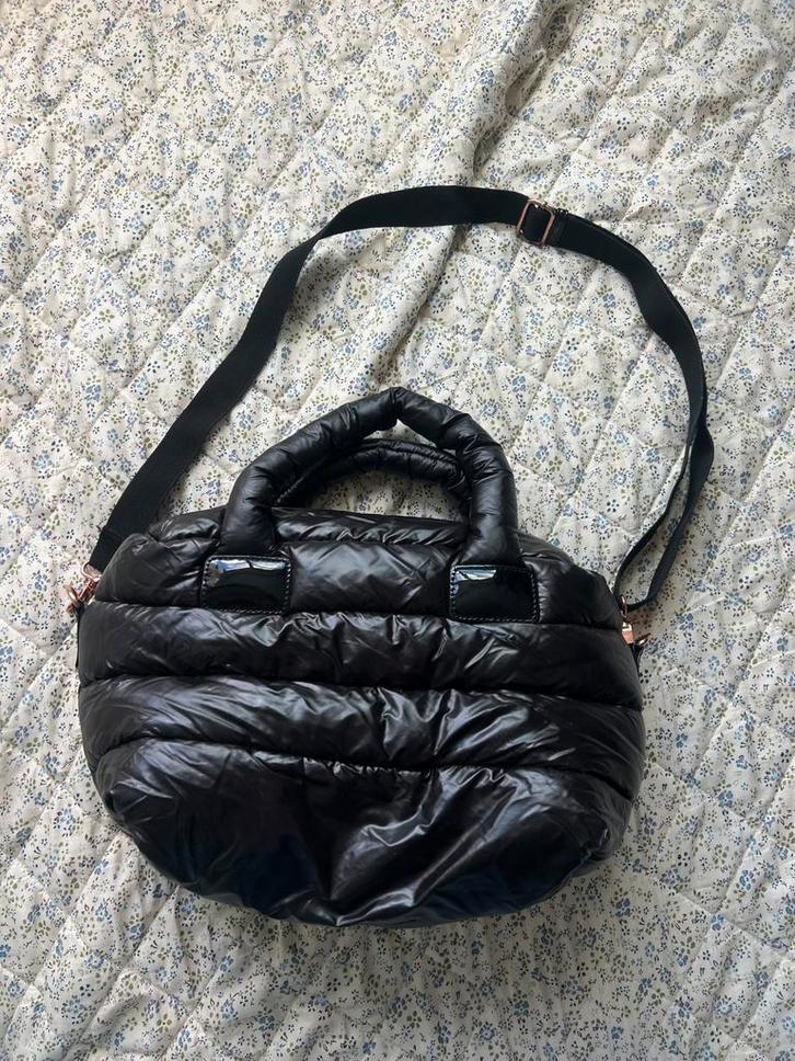 Quilted bag van Naf Naf, Sieraden, Tassen en Uiterlijk, Tassen | Damestassen, Zo goed als nieuw, Handtas, Zwart, Ophalen of Verzenden